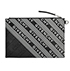 Givenchy Black/White Large Logo print Pouch NED0149, back view